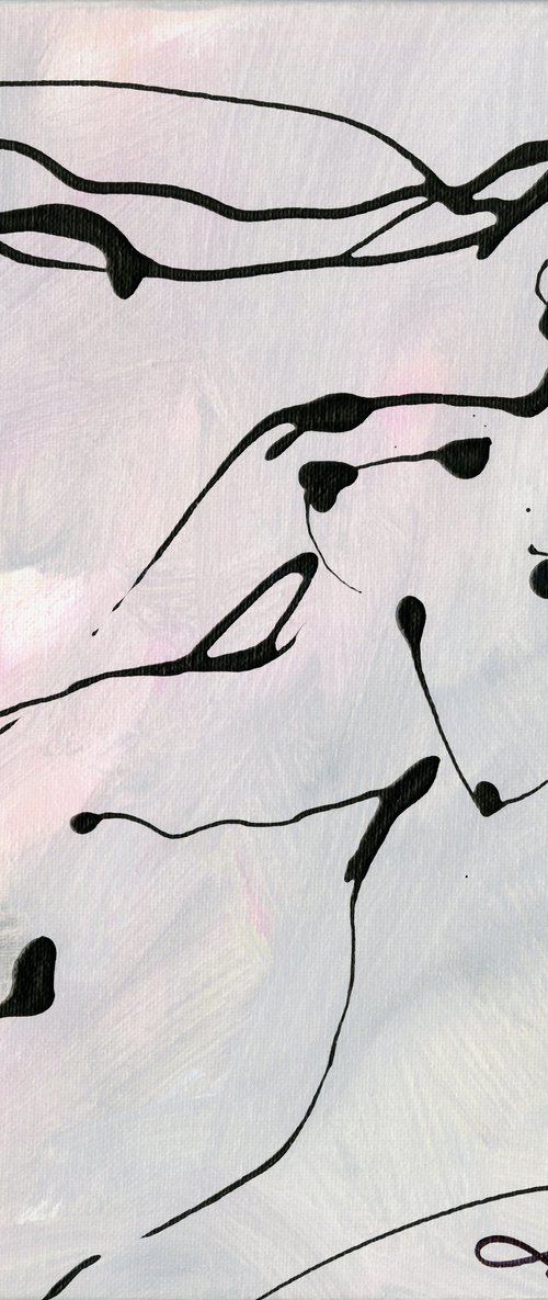 Doodle Nude 32 - Minimalistic Abstract Nude Art by Kathy Morton Stanion by Kathy Morton Stanion
