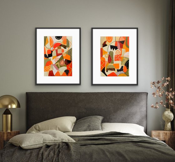 Sunlit Serenity (Diptych)