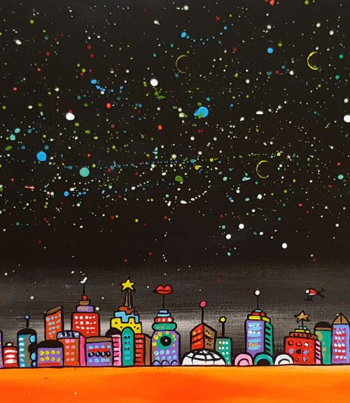 Infinite Space City by Maria Luisa  Azzini