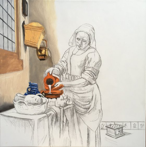 Made to Order Copy — The Milkmaid, Vermeer