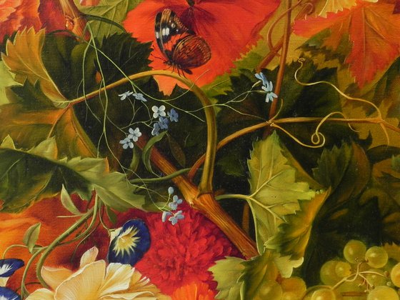"Flowers and fruits"