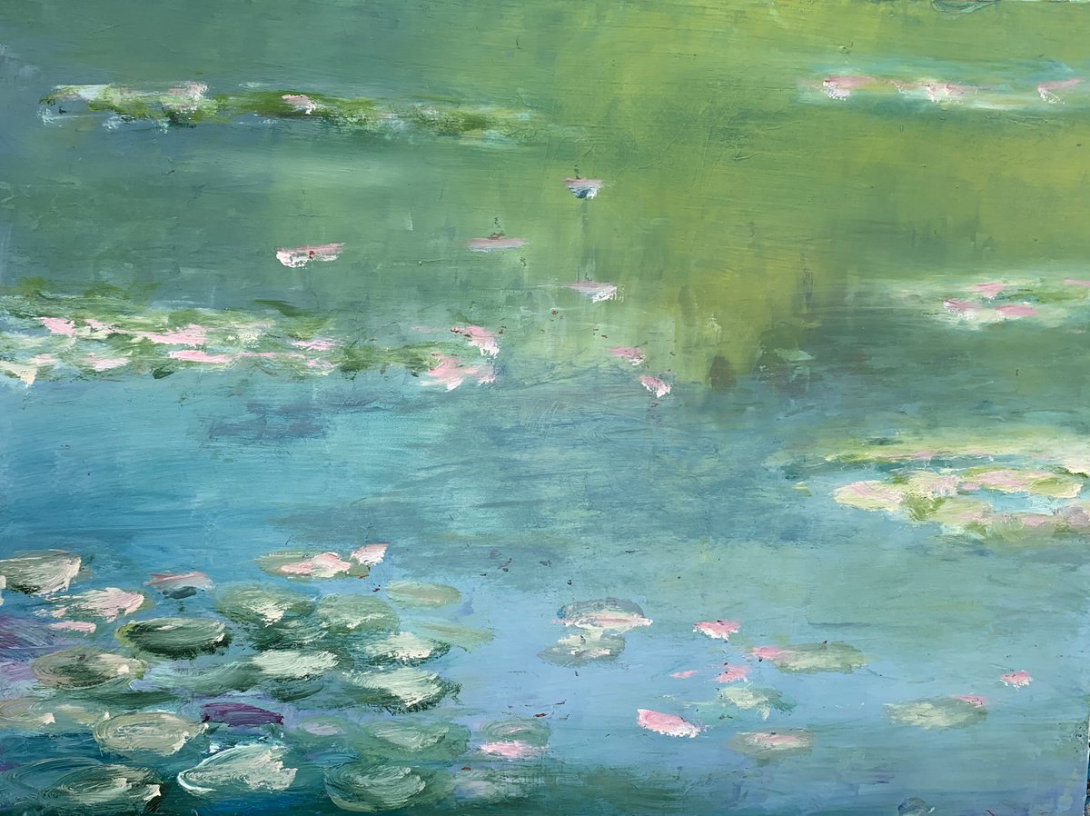 Lily Pond II by Laure Bury