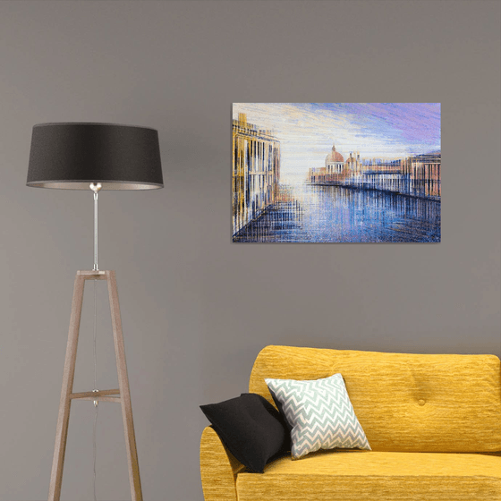 Venice. The Grand Canal In Bright Light