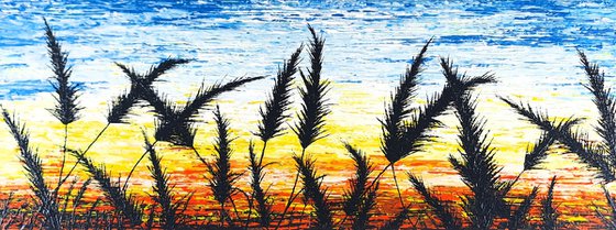 Sunrise In The Grass.
