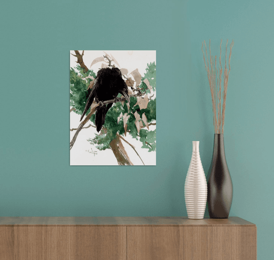 The Crow in the Woods