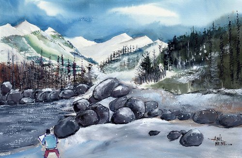 Manali 4 Himalaya by Anil Nene