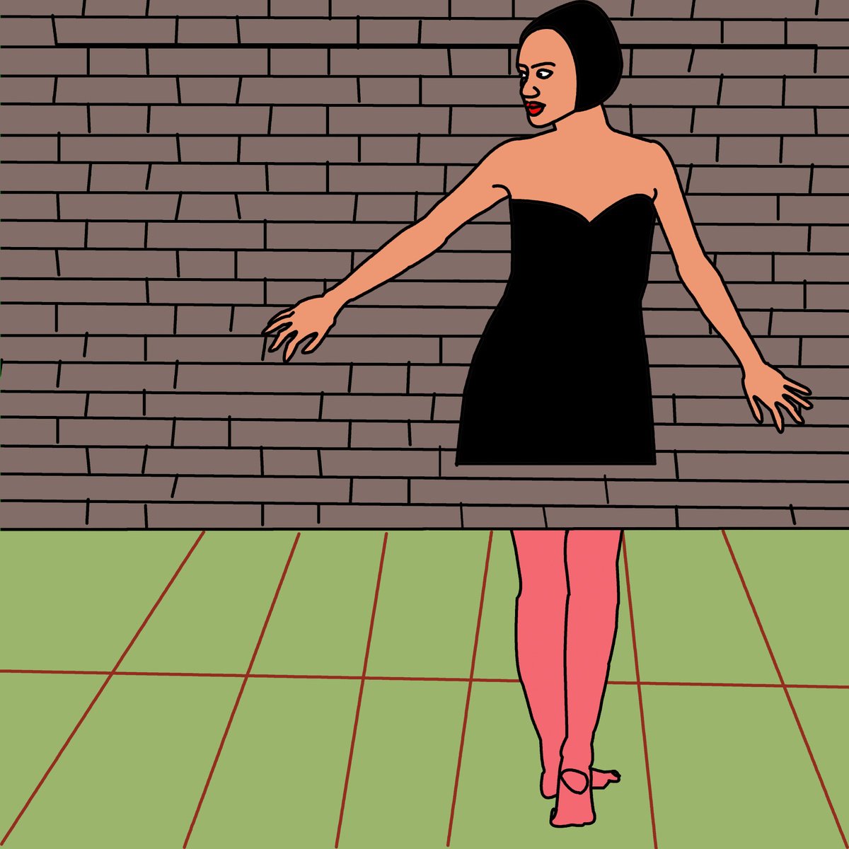 Urban And Pop Portrait Print By Artworks By Rina Mualem, 10 X 10, The Wall Of Art, Original Artwork