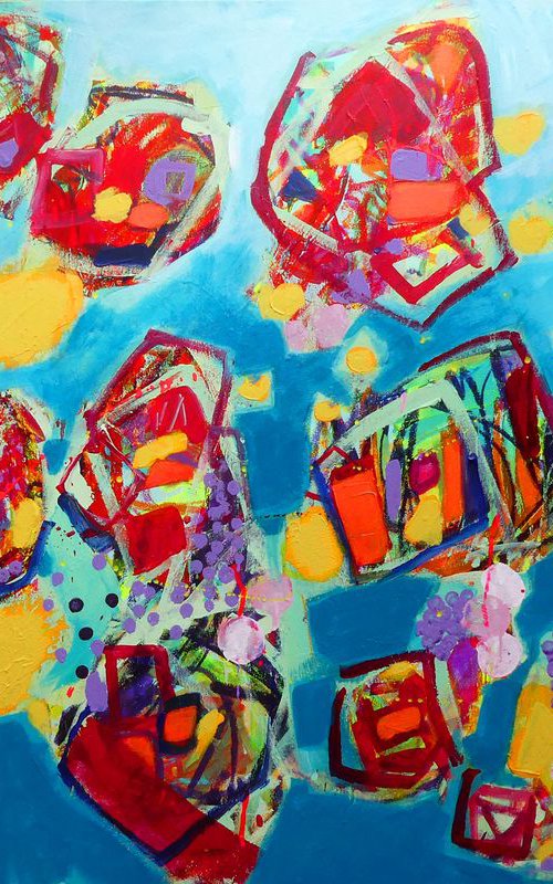 Wild Flowers : An Abstract Study by Irene Wilkes