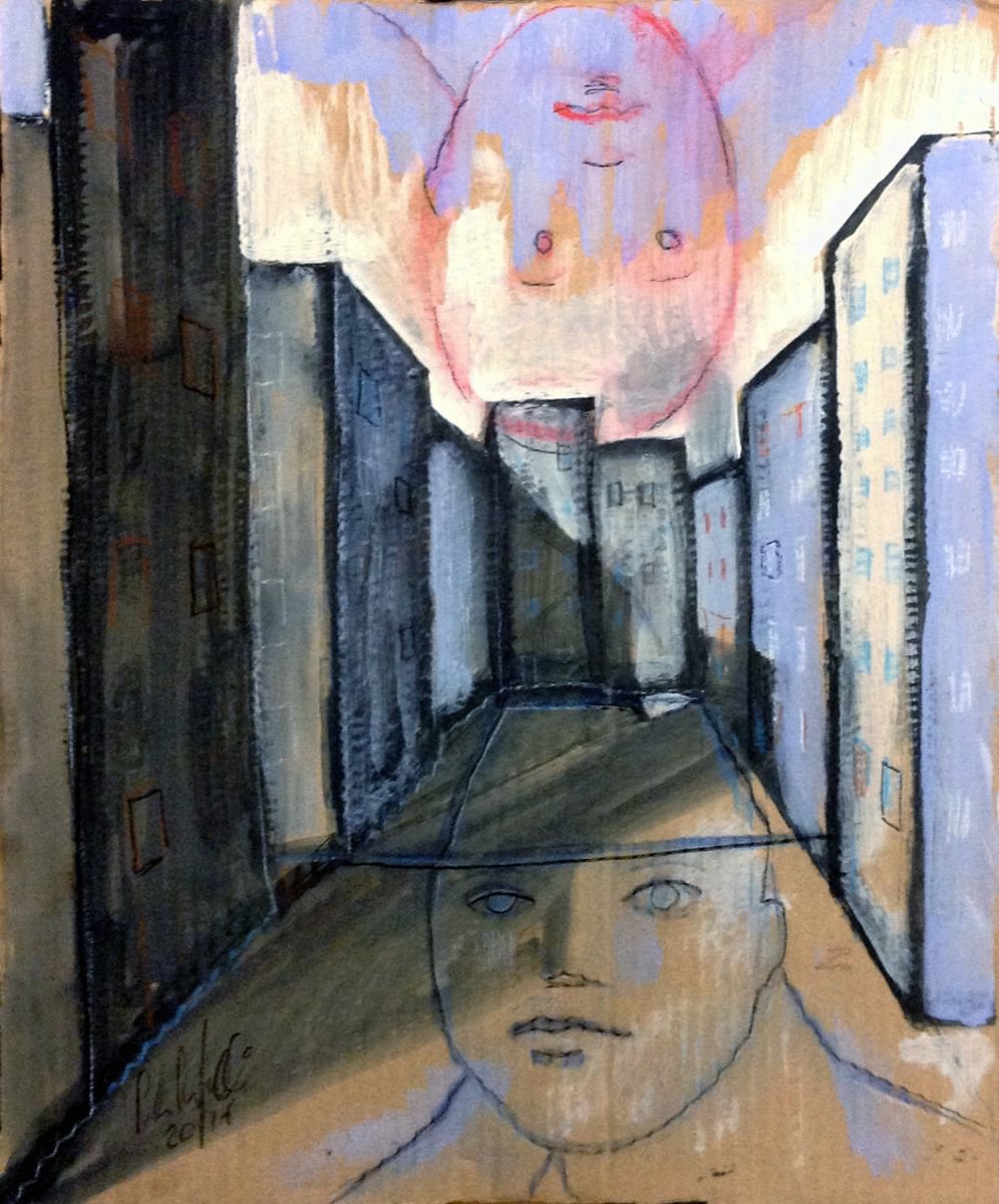 Urban And Pop Painting , Built Written By Paolo Beneforti, 14 X 18, Artwork For Sale On Artfinder