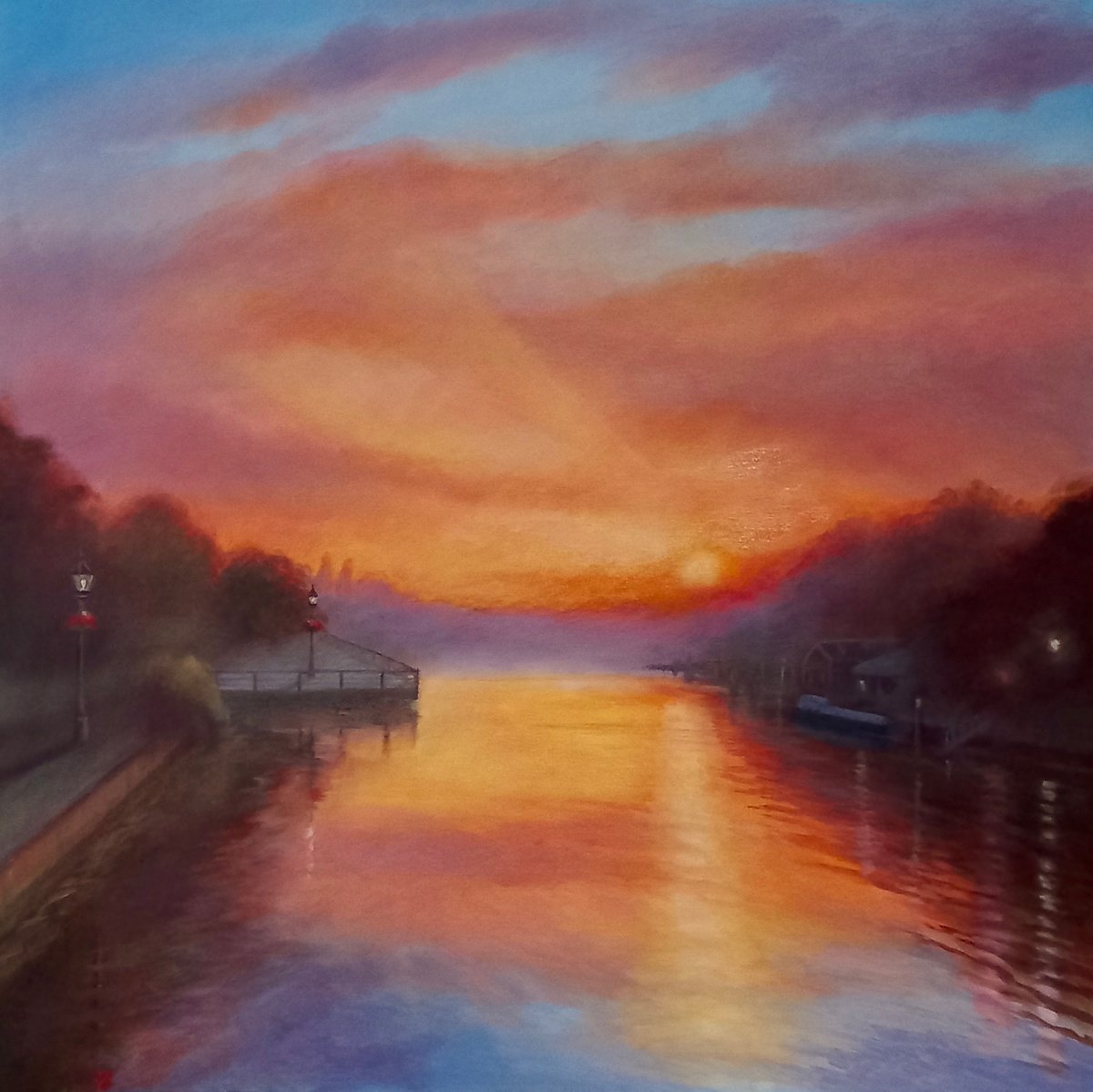 Thames Sunrise by Lee Campbell