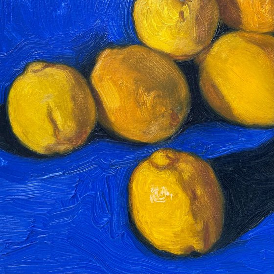 Still life with lemons