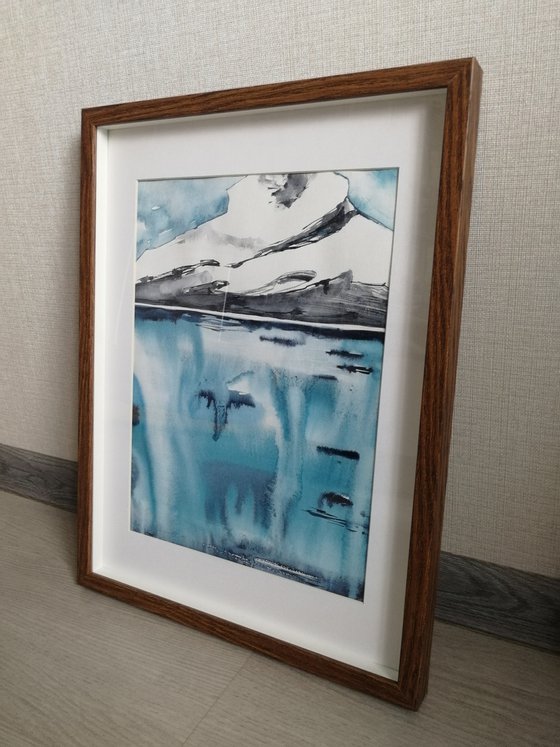 ICEBERG PAINTING/ ANTARCTICA