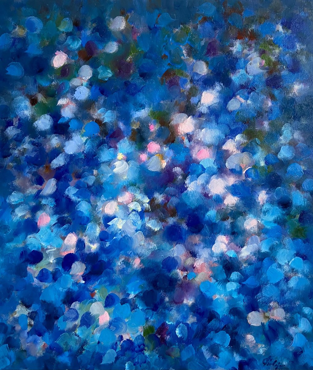 Blue By Junija (Yuna) Galejeva, 24 X 28, Artwork For Sale On Artfinder