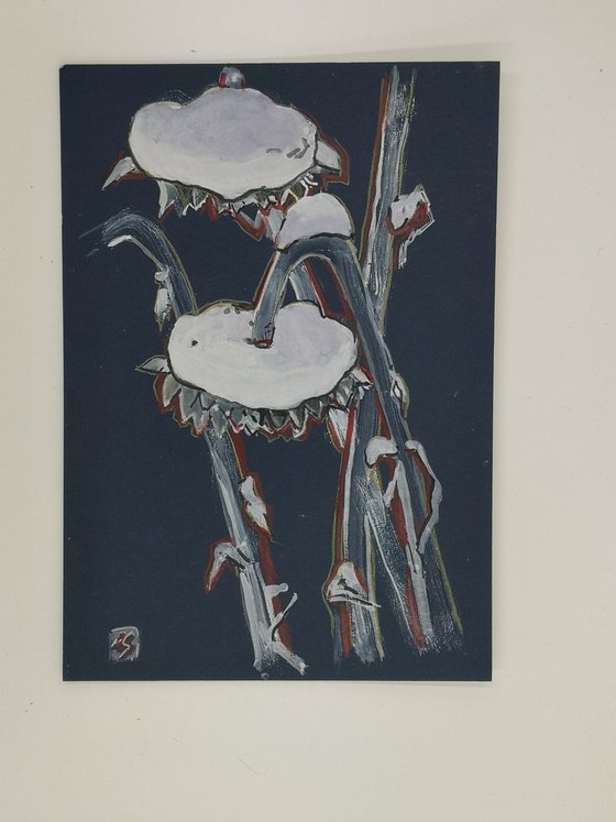 Winter. Sunflowers.№2