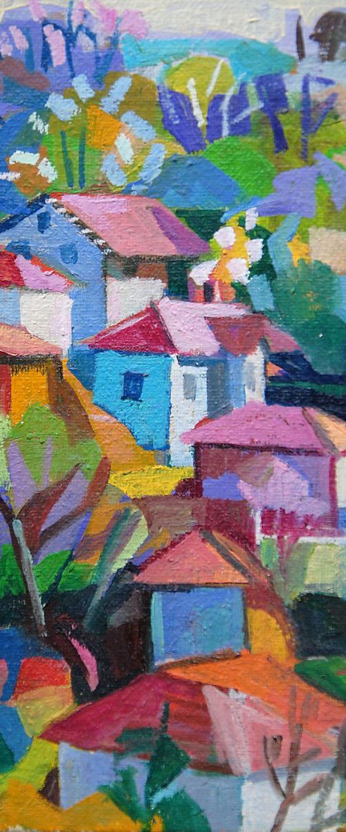 Village landscape 2 by Maja Đokić Mihajlović