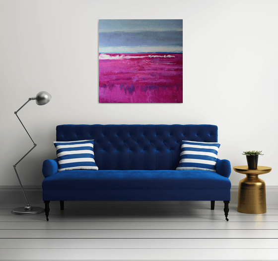 Magenta landscape