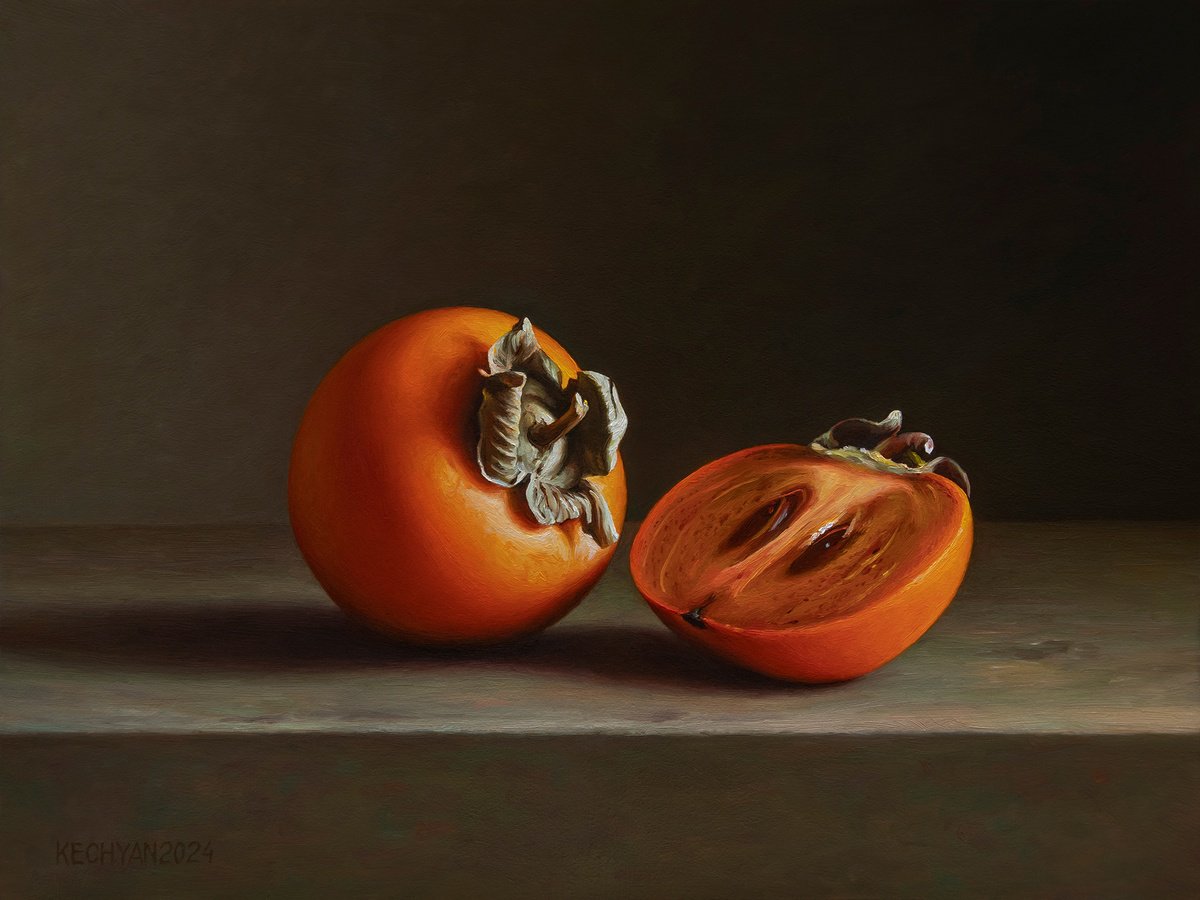 Persimmons by Albert Kechyan