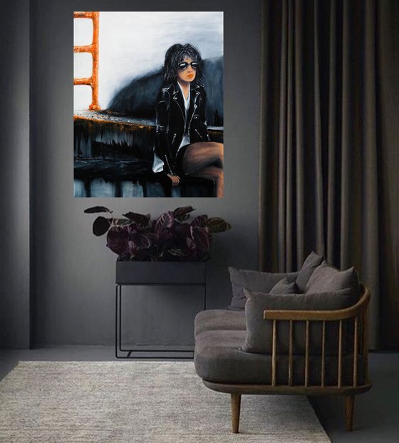 Take me to San Francisco- Californication series EXTRA Large Painting