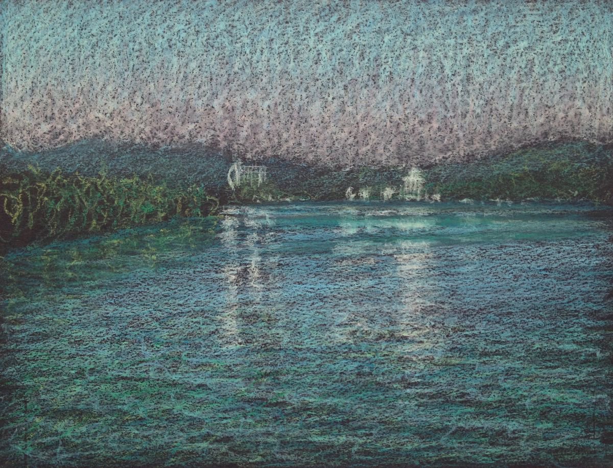 Morning Reflections, Sun Moon Lake by David Lloyd