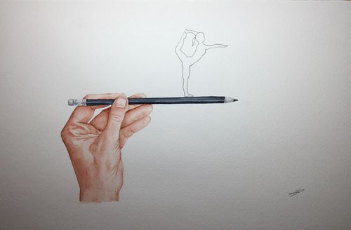 Let your pencil dance on the paper by Sabrina’s Art