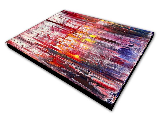 "Two Painters Walk Into A Bar" - FREE USA SHIPPING + Save As A Series - Original Large PMS Abstract Diptych Oil Paintings On Canvas - 36" x 24"