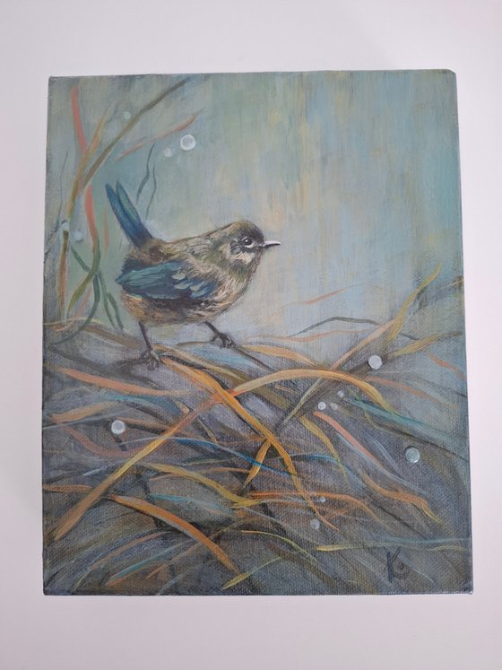 Acrylic painting "Bird"