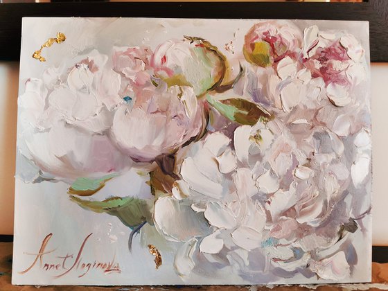 Floral Painting, Painting on paper, Original painting