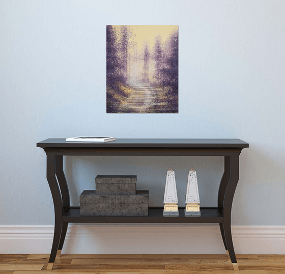 Forest Trees At Dusk