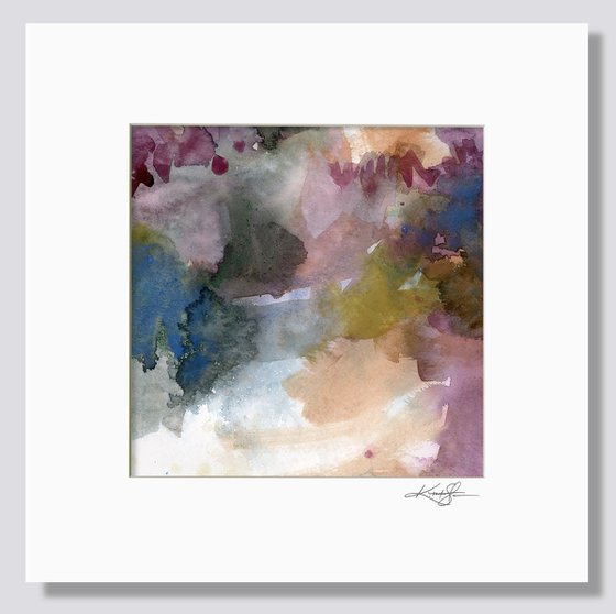 Autumn Poetry 6 - Abstract Zen Painting by Kathy Morton Stanion