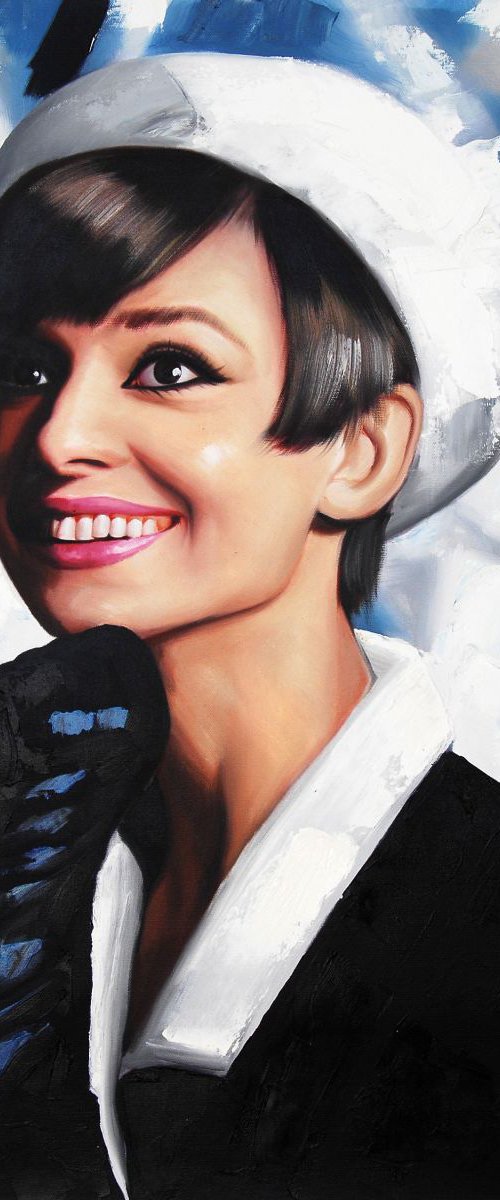 Audrey Hepburn Portrait “How to Steal a Million” by Di Capri