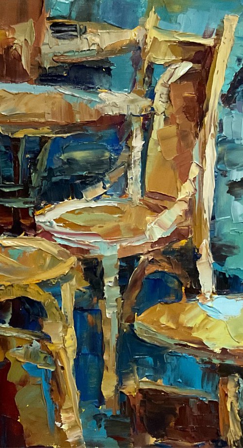 Black ashtrays by Mariia Hyhar