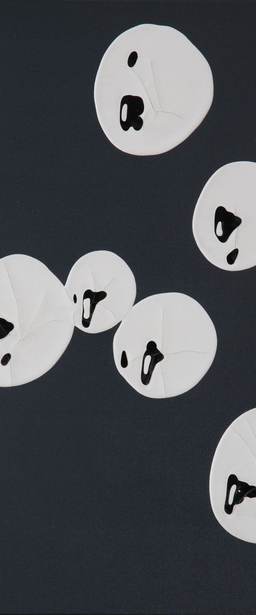 Monochrome Abstract 7 by Phil Smith