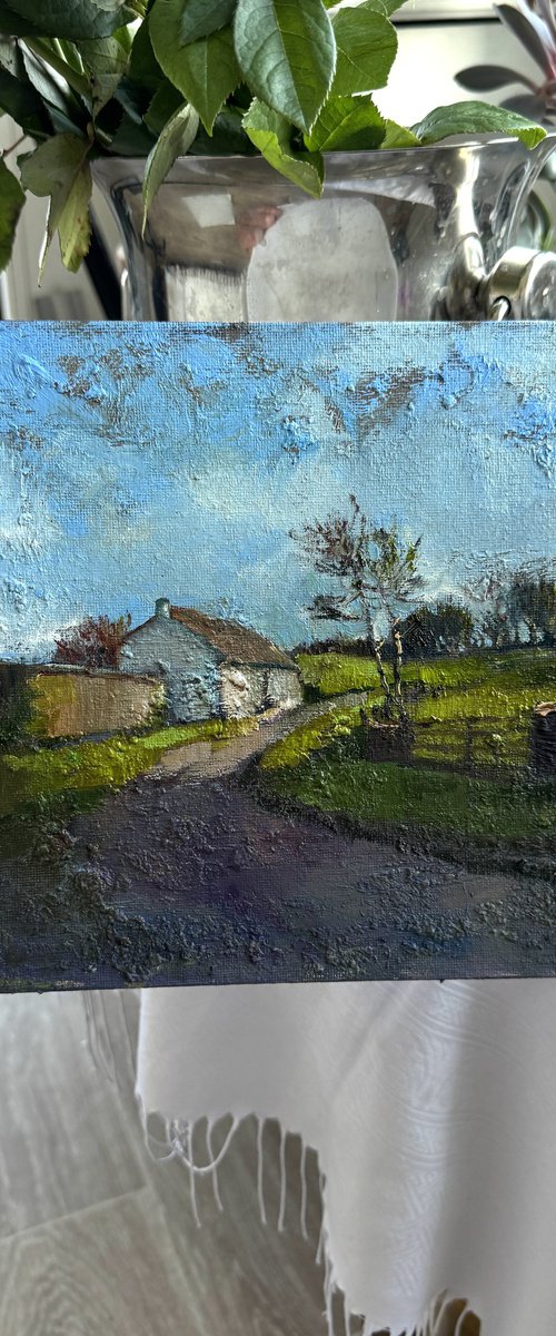 The silence of the old house by Olha Laptieva