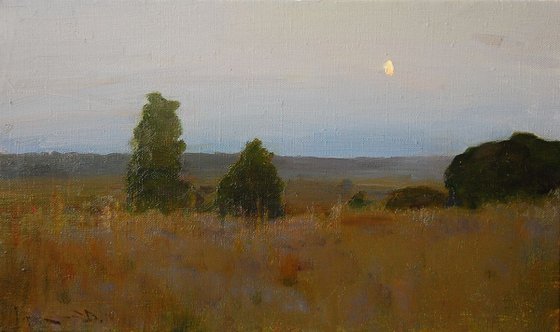 Demyanovka. Dawn break. 22x37cm