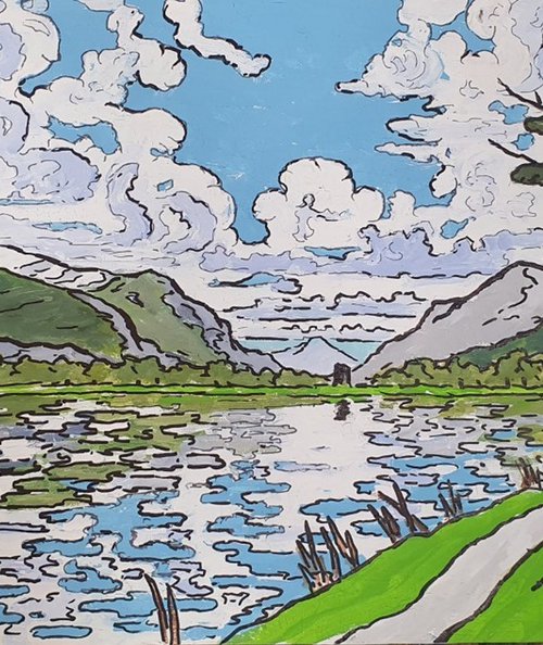 lake padarn, llanberis II by Colin Ross Jack