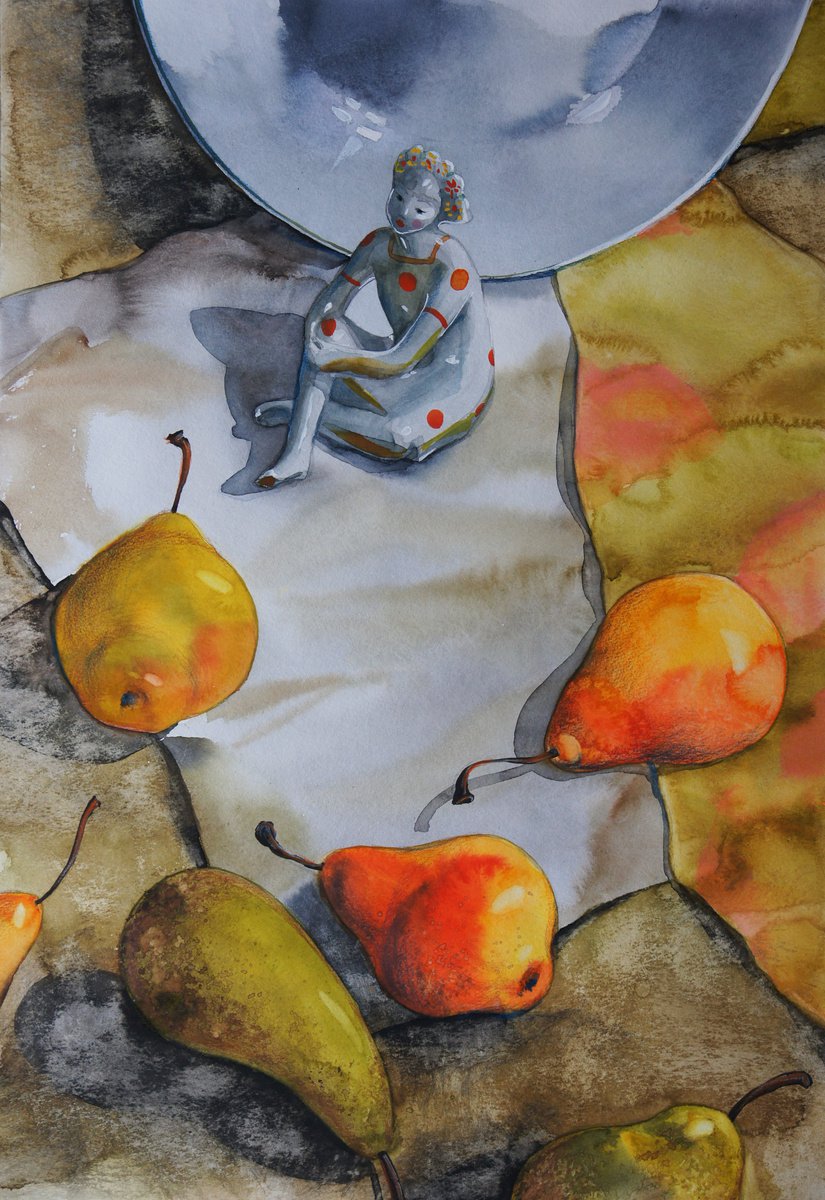 ?omposition with pears by Svetlana Zaparii