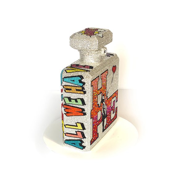 Hope Whaam - Swarovski Crystals Sculpture