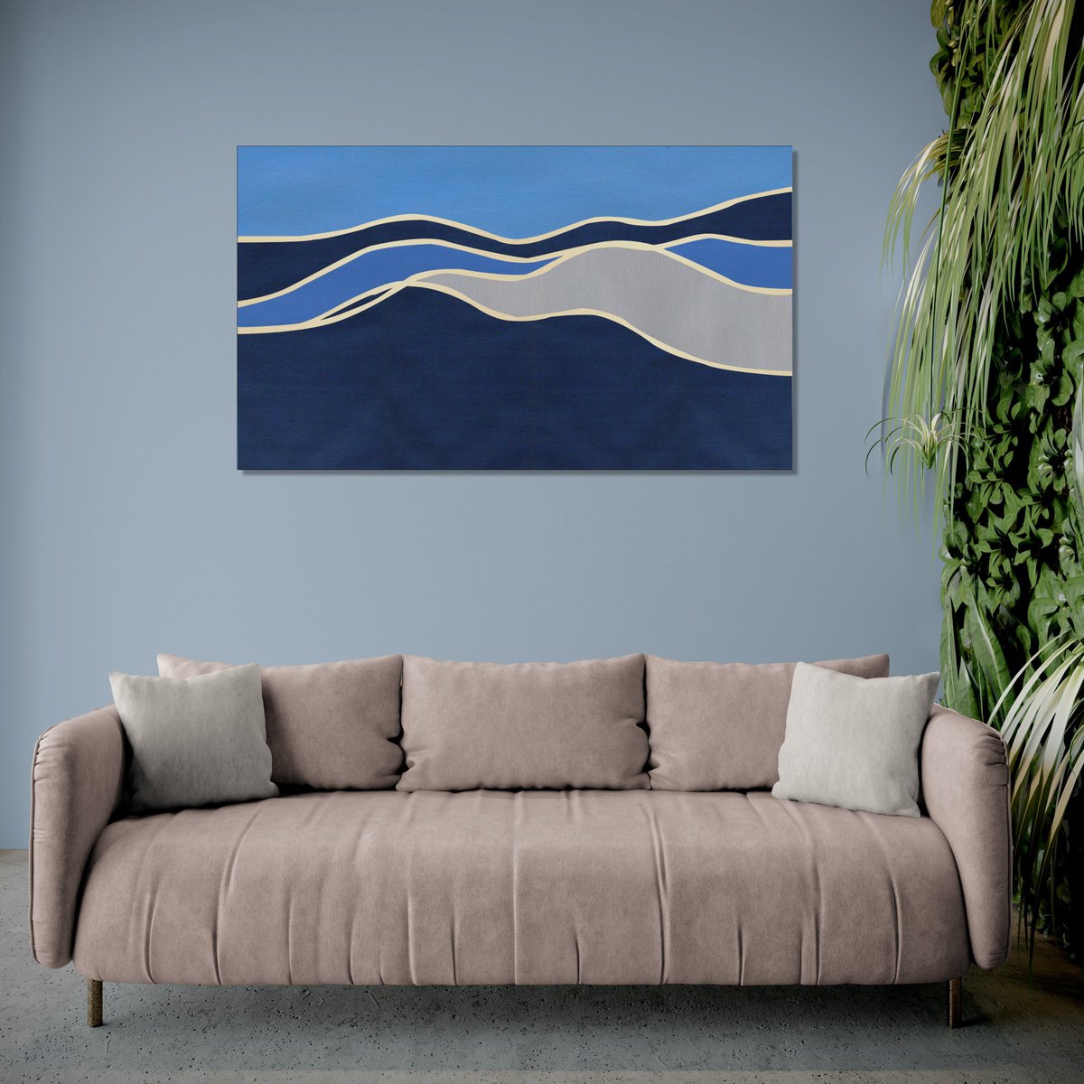  Abstract Landscape #22 By Marina Krylova, 47 X 28, Artwork For Sale On Artfinder