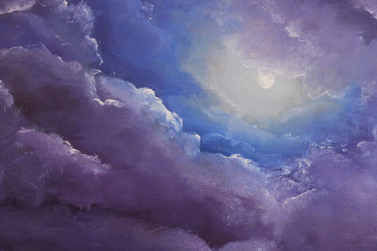 The Color Of The Night Ocean Wave Painting Sea Artfinder