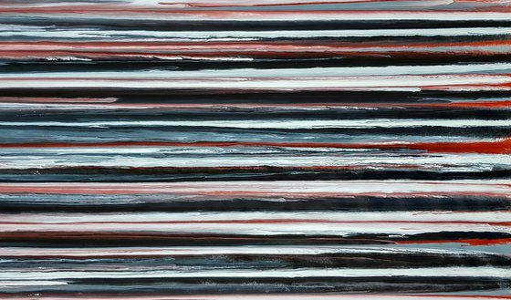 Large Abstract -Reading between lines-