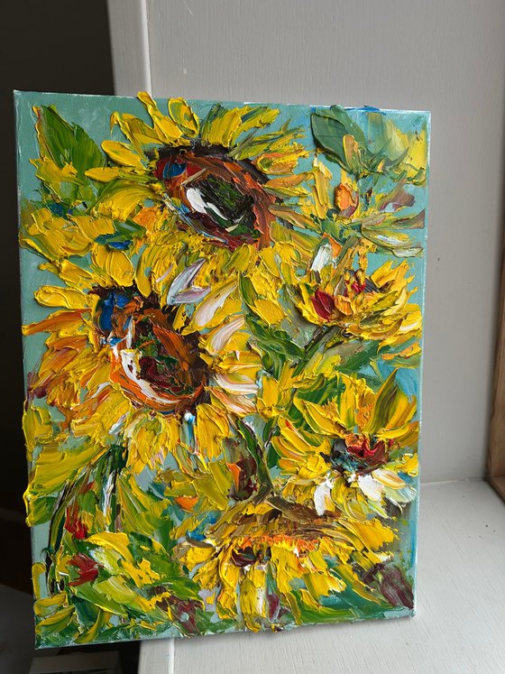 Sunflowers art