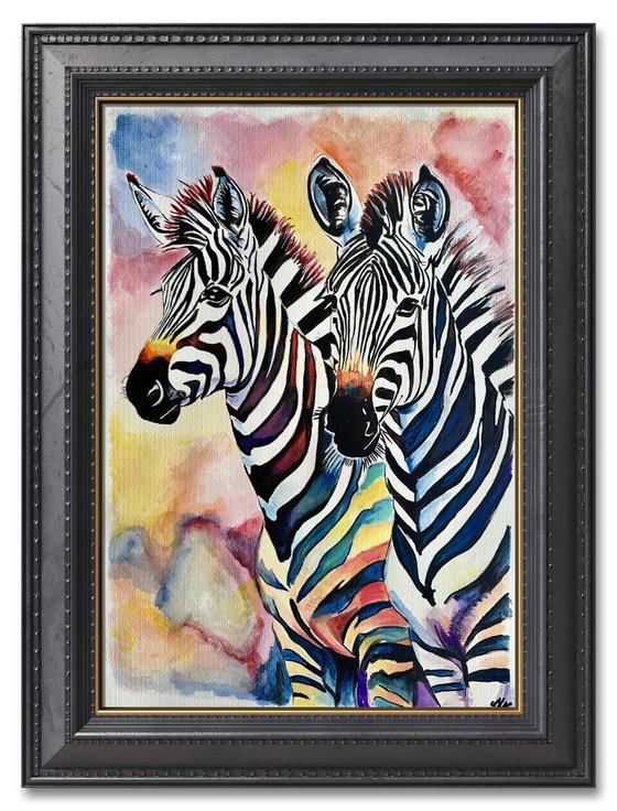 Joyful Zebras