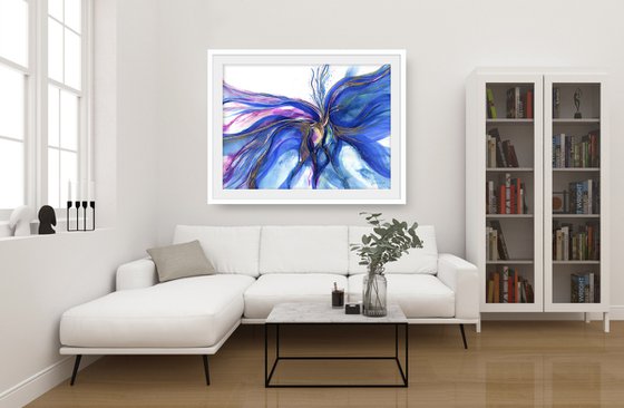 Awakening -  Large Abstract Painting  by Kathy Morton Stanion