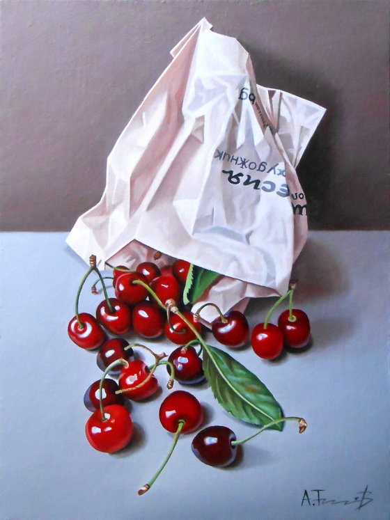 Cherries in a Paper Bag