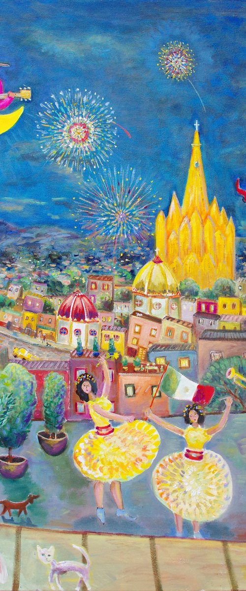 San Miguel Celebration (Mexican Celebration) by Andrew Osta