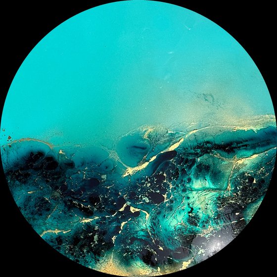 Golden Halo, Blue Depth #3