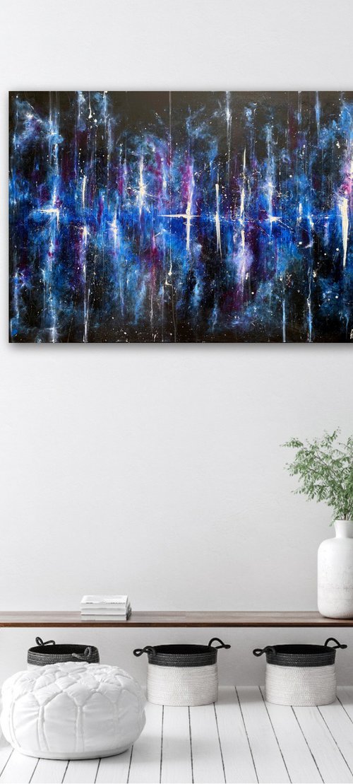 Abstract Cosmos Space by Carol Wood