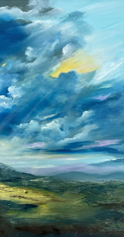 Ben Nevis Radiant Landscape by Marja Brown