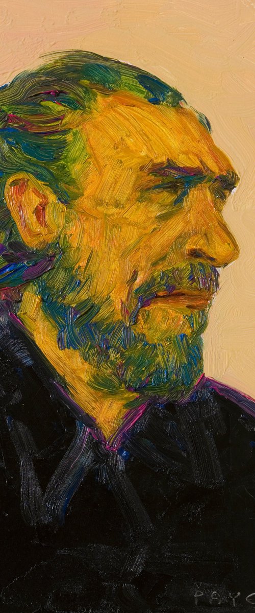 pop portrait of Bukowski by Olivier Payeur