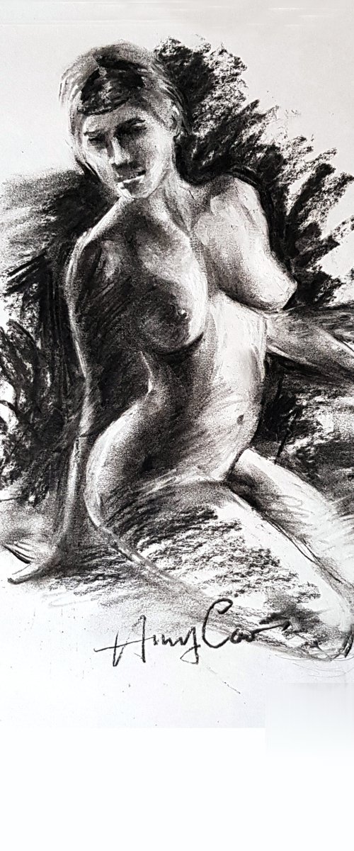 Nude Sketch 3 by Henry Cao